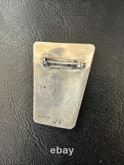 Old Pawn Kokopelli Native American Navajo Sterling Silver Pin 1.5 19163