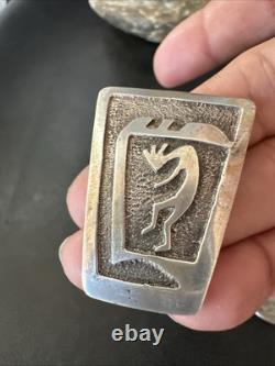 Old Pawn Kokopelli Native American Navajo Sterling Silver Pin 1.5 19163 Old Pawn Kokopelli Native American Navajo Sterling Silver Pin 1.5 19163