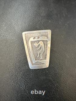 Old Pawn Kokopelli Native American Navajo Sterling Silver Pin 1.5 19163