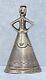 Old Pawn Navajo Native American Sterling Silver Figural Woman Bell