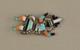 Old Pawn Vintage Zuni Silver Inlay Rainbow Man Pin 2 5/8 Tall