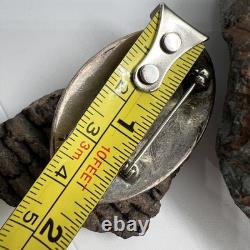 Old pawn TOMMY SINGER sterling silver Navajo brooch pin Thomas