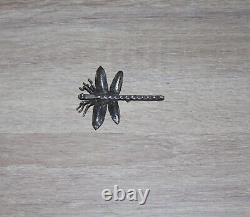 Older Navajo Sterling Silver 925 Stamped DRAGONFLY Brooch Pin