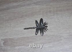 Older Navajo Sterling Silver 925 Stamped DRAGONFLY Brooch Pin