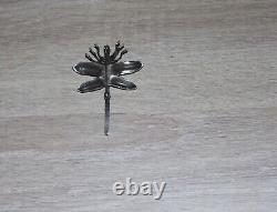 Older Navajo Sterling Silver 925 Stamped DRAGONFLY Brooch Pin