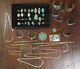 Pawn Sterling Turquoise Lot Rings Bracelets Necklaces Pin Belt Buckle 806 Grams