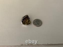 Peterson Johnson Navajo Turquoise Sterling Silver Pin/Pendant