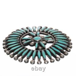 R Gchachu Zuni sterling needlepoint pin