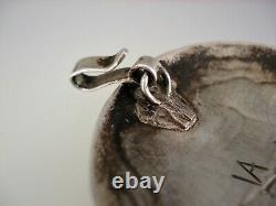 RARE OLD Vidal Aragon KEWA STERLING SILVER 4 DIRECTIONS PIN NECKLACE PENDANT