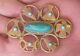 Rare Vintage Early Navajo Trade Type Turquoise Pin Brooch