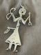 Rare Vintage Native American Hopi Mudhead Pin