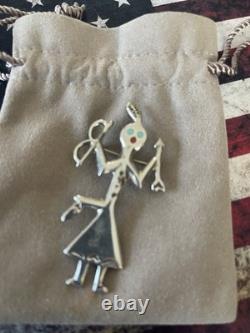 RARE Vintage Native American Hopi Mudhead Pin