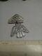 Rare Old Pawn Vintage Navajo Fred Harvey Sterling Thunderbird Pin With Cloud