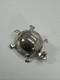 Rare Vintage Navajo Artie Yellowhorse Sterling Silver Turtle Tortoise Brooch 925