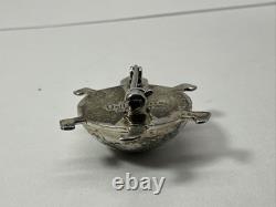 Rare Vintage NAVAJO Artie Yellowhorse Sterling Silver Turtle Tortoise Brooch 925