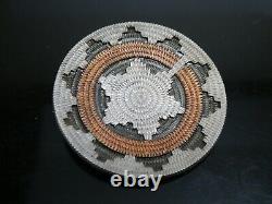 Roland H Begay Navajo Wedding Basket Design Copper & Sterling Brooch Pin