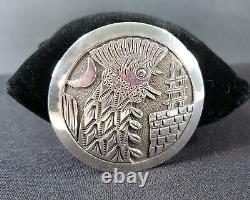 Rooster-Pin/Pendant Lloyd Becenti Navajo Sterling Silver DS29