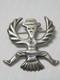 Solid + Heavy Vintage Navajo Indian Sterling Silver Knifewing Pin By Felix Joe