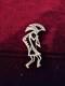 Sterling Kokopelli Brooch Pin-vintage 925 Silver-navajo Gs Sandoval Singed