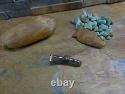 Sale. #1 Navajo Thunderbird Turquoise Sterling Tie Tack Bar Pin Old Pawn Harvey