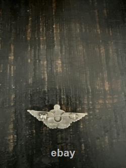 Ses Sterling Turquoise Heart With Wings Pin