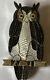 Signed Zuni Sterling Silver Inlay Owl Pin/pendant
