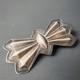 Silver Navajo Repousse Pin Native American Brooch Hand Stampwork Gift