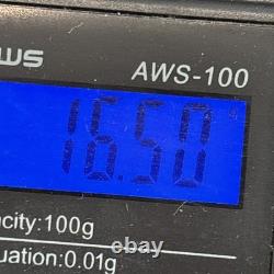 Southwest Arts 1930s Silver Slug Native American Concho Brooch Superb Vintage J7