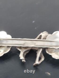 Southwestern Coucho Sterling Silver Horse Brooch