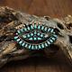 Special Vintage Sterling Silver And Turquoise Zuni Pin+