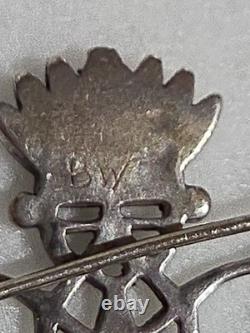 Sterling Navajo Native American Pin Brooch Belinda Woody Knifewing Kachina BB