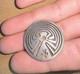Sterling Silver (. 925) Native American Pin Man In The Maze Handmade Brooch