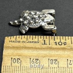 Sterling Silver Horned Toad Brooch Pin Navajo Native American Unmarked