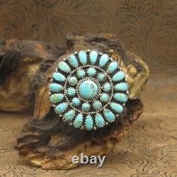Sterling Silver Turquoise Cluster Pin/Pendant