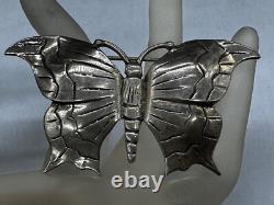 Sterling Silver Vintage Estate Navajo Butterfly Native American Signed Brooch
