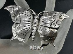 Sterling Silver Vintage Estate Navajo Butterfly Native American Signed Brooch
