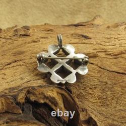 Sterling Silver and Turquoise Zuni Pin/Pendant