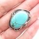 Tom Taylor Navajo Old Pawn Sterling Silver Vintage Turquoise Tribal Pin Brooch