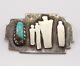The Great Gallery Horseshoe Canyon Native Sterling Silver Turquoise Pin Lmg2