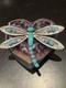 The Prettiest Lee Charley Navajo Vintage Dragonfly Pin In Sterling & Turquoise