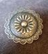 Tom Charley Vintage Native American Navajo Sterling Silver Concho Pin Pendant