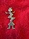 Troy Lamer Vtg Navajo'yei' Sterling Native American Jewelry Silver Pin