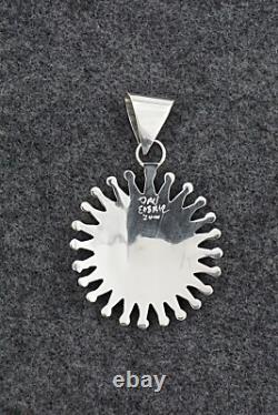 Turquoise & Sterling Silver Pendant Dan Etsate