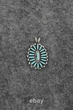 Turquoise & Sterling Silver Pendant Fritzon Owaleon