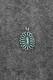 Turquoise & Sterling Silver Pendant Fritzon Owaleon