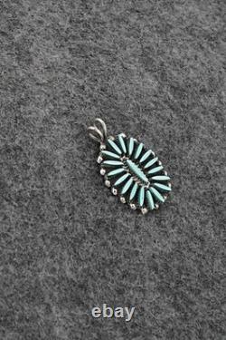 Turquoise & Sterling Silver Pendant Fritzon Owaleon