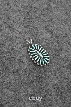 Turquoise & Sterling Silver Pendant Fritzon Owaleon