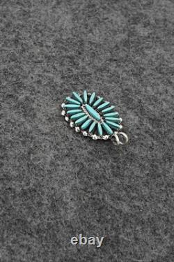 Turquoise & Sterling Silver Pendant Fritzon Owaleon
