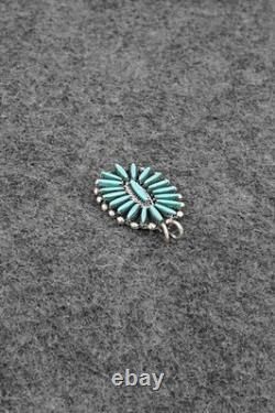 Turquoise & Sterling Silver Pendant Fritzon Owaleon
