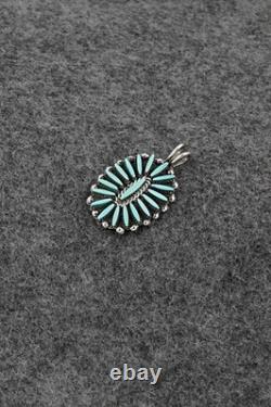 Turquoise & Sterling Silver Pendant Fritzon Owaleon